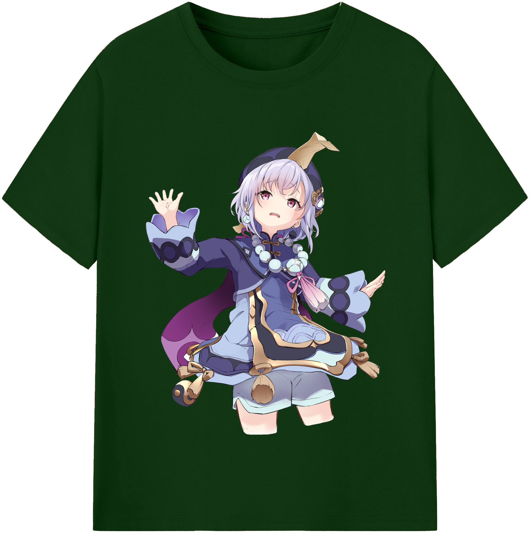 げんし神 七七 なな  genshin Nana 綿100％半袖Tシャツ（フロントプリント）